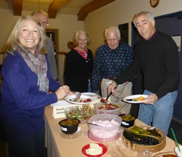 A wide array of potluck dishes makes our Thanksgiving dinner one of our favorite social activities. 